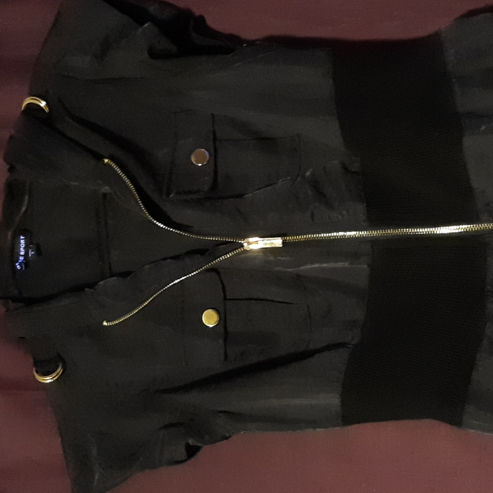 Bebe Sport Zip-up mini dress